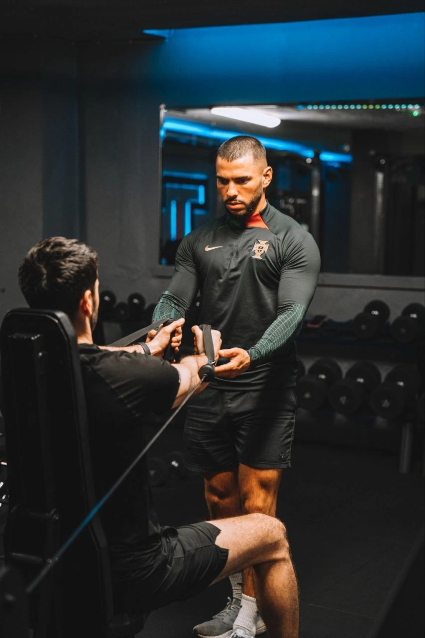 João Mendes coaching a client